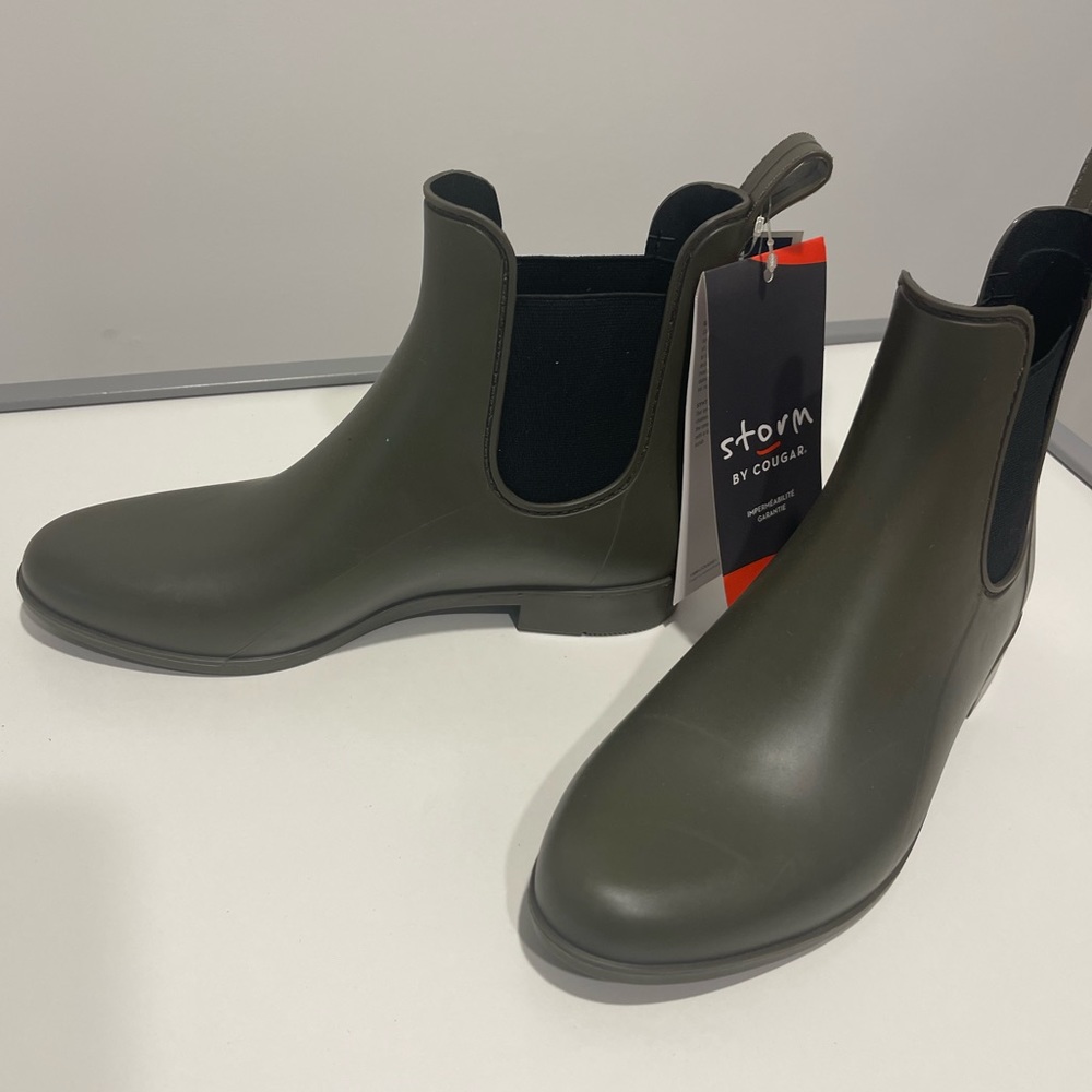 Waterproof Rubber Boots Size 9 NWT Short Rain Boots - Picture 5 of 16